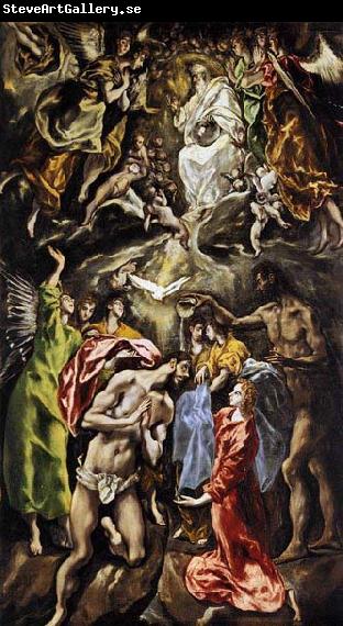 El Greco The Baptism of Christ